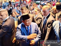 Prabowo Tiba di AS untuk Hadiri Sidang Umum PBB, Disambut Para Diaspora