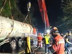 Evakuasi Truk Tangki Gas Terguling di Patuk Butuh 12 Jam, Ini Sebabnya
