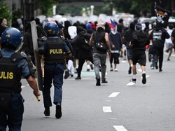 Warga Filipina Demo Skandal Proyek Fiktif, 17 Orang Ditangkap Imbas Ricuh