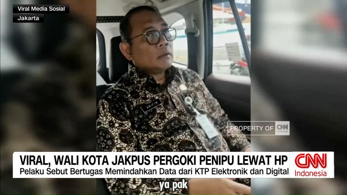 VIDEO: Viral, Wali Kota Jakpus Pergoki Penipu Lewat Telepon