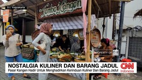 VIDEO: Nostalgia Kuliner dan Barang Jadul di Pasar Kangen Yogyakarta