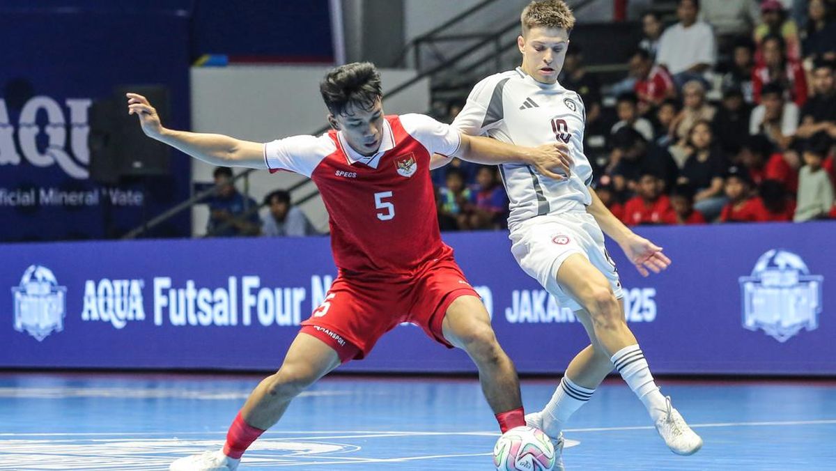 FOTO: Timnas Indonesia Ditekuk Latvia di Futsal Four Nations Cup 2025