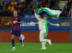 Saat Bendera Palestina Berkibar di Laga Barcelona Vs Getafe