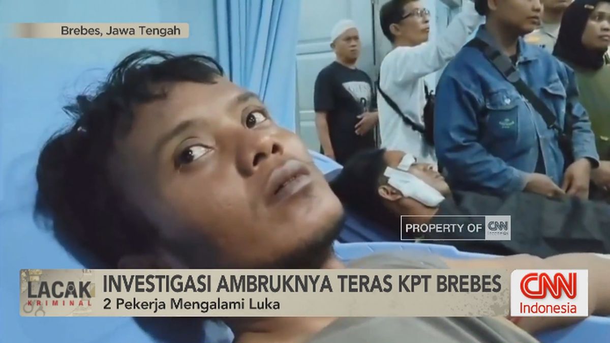 VIDEO: Investigasi Ambruknya Teras KPT Brebes
