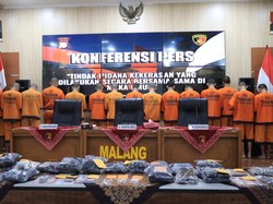 Perusakan Kantor Polisi di Malang, 21 Tersangka-6 Masih Anak