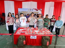 Polisi Gagalkan Peredaran 46,7 Kg Sabu di Kalteng, 885 Ribu Jiwa Terselamatkan