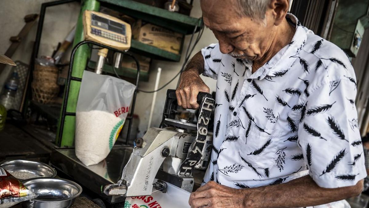 FOTO: Stok Beras Jawa Tengah Surplus 1,5 Juta Ton
