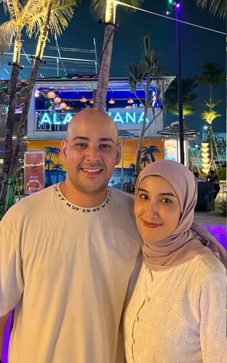 Riza Shahab dan Istri