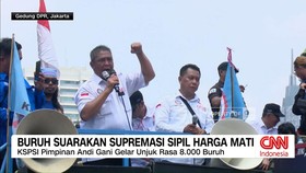 VIDEO: Buruh Suarakan Supremasi Sipil Harga Mati