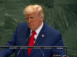Trump Langsung Sentil Operator Teleprompter di Awal Pidato Sidang Umum PBB