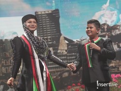 Ikut Aksi Kemanusiaan, 7 Potret Duet Rossa-Prince Poetiray Pakai Busana Palestina