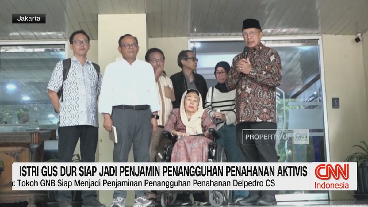 VIDEO:Istri Gus Dur Siap Menjadi Penjamin Penangguhan Penahanan Aktivi