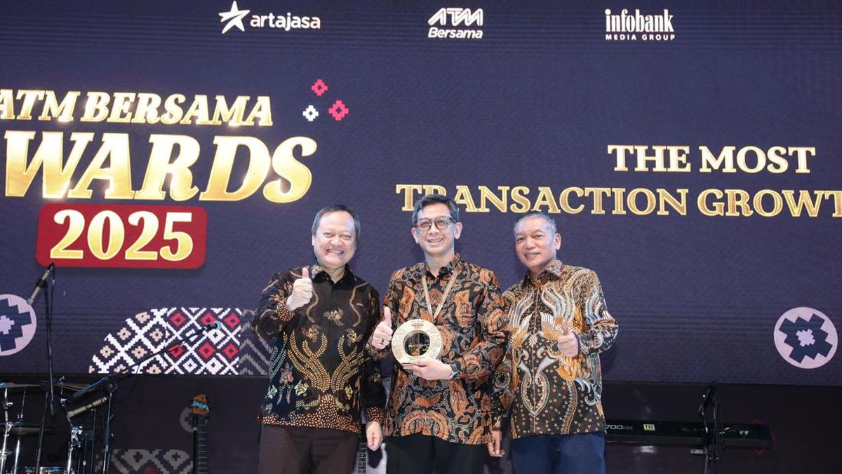 KB Bank Raih The Most Transaction Growth Issuer Ajang ATM Bersama 2025