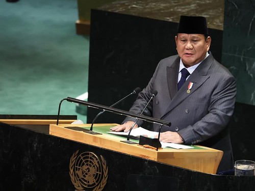 Pidato Lengkap Prabowo soal Palestina di KTT PBB