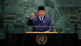 FOTO: Prabowo Subianto Berpidato di Sidang Umum PBB