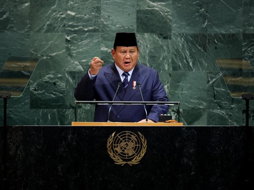 Isi Lengkap Pidato Prabowo di Sidang Majelis Umum PBB