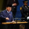 Keras! Momen Prabowo Hentakkan Mimbar saat Pidato di Sidang PBB