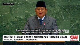 VIDEO: Prabowo Tegaskan Komitmen Indonesia Pada Solusi Dua Negara