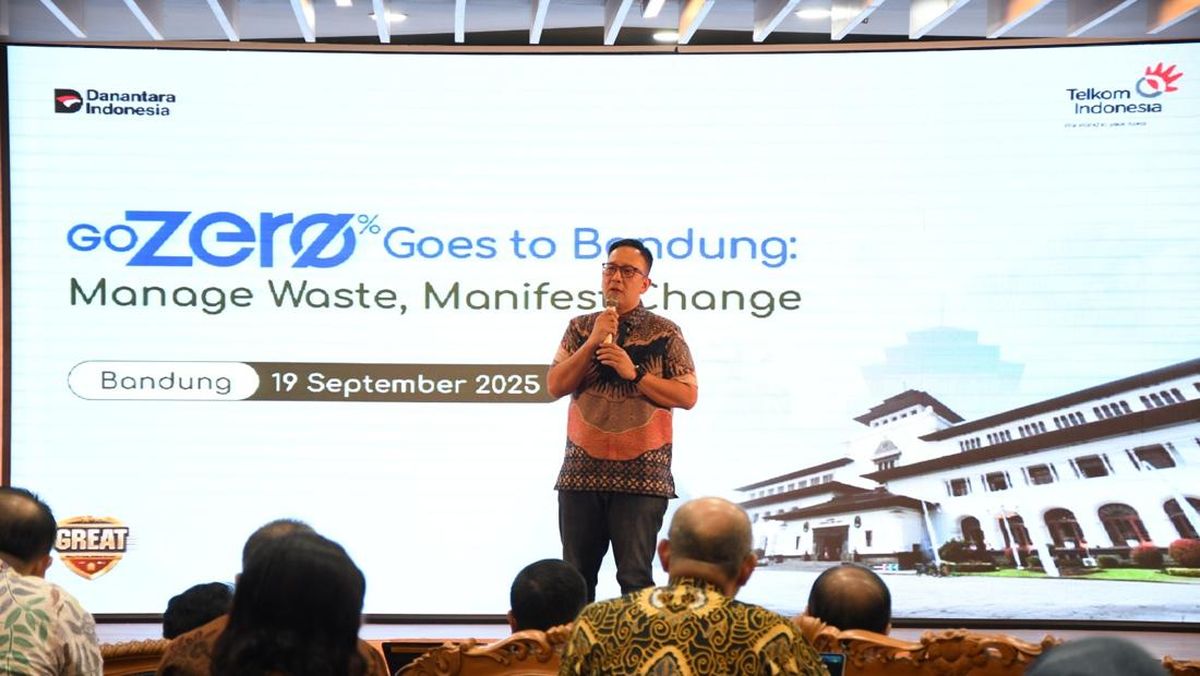 GoZero% Bandung Hadirkan Terobosan Karyawan Telkom Kelola Sampah
