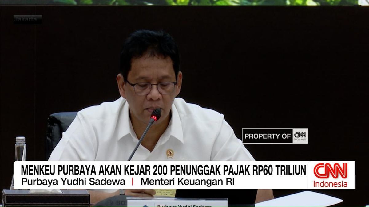 VIDEO: Menkeu Purbaya Akan Kejar 200 Penunggak Pajak Rp60 Triliun