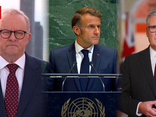 VIDEO: Momen Prancis, Inggris dan Australia Akui Negara Palestina