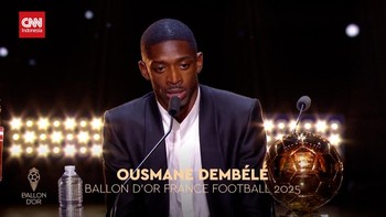 VIDEO: Dembele Ungkit Lamine Yamal setelah Raih Ballon d'Or