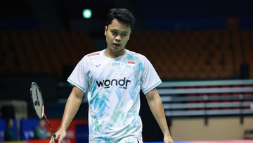 Sorotan Dunia Olahraga CNN Sport : Hasil Denmark Open: Ginting Tersingkir usai Takluk dari Antonsen
