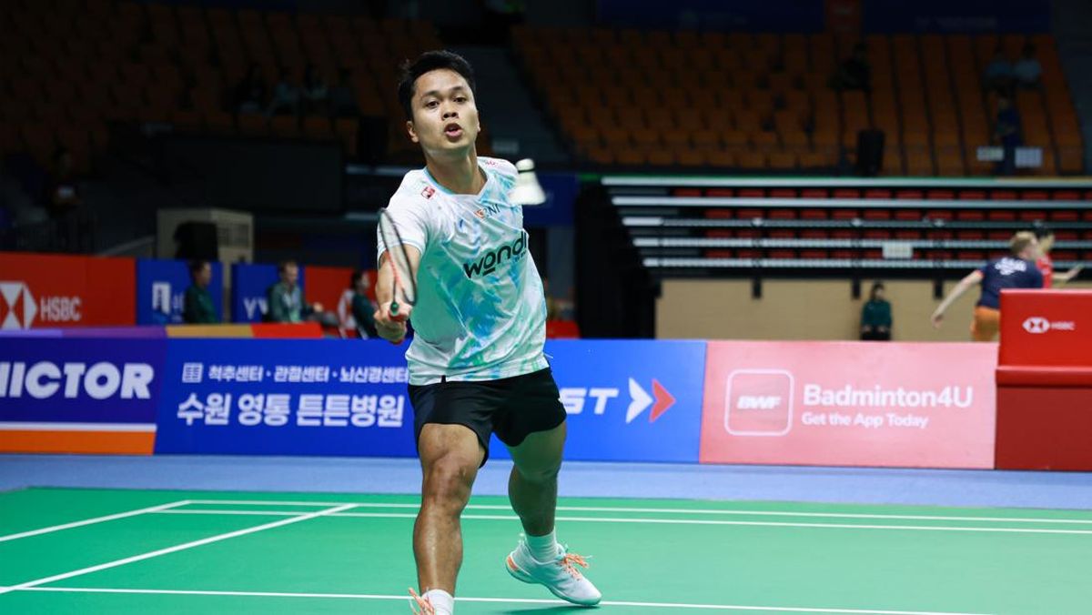 5 Fakta Jelang Duel Ginting vs Nishimoto di 16 Besar Korea Open