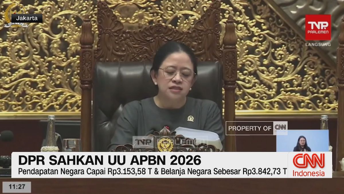 VIDEO: DPR Sahkan UU APBN 2026, Belanja Negara Rp3.842 Triliun