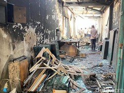 Kondisi Terkini Rumah Produksi Pigura Semarang Usai Terbakar