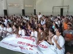 Nakes di Rangkasbitung Demo Tuntut RS Bayar Uang Jasa Pelayanan