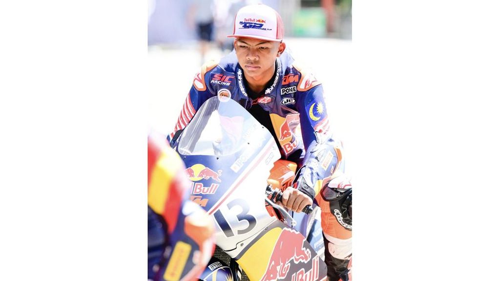 Curhat Pembalap Malaysia Tertinggal Jauh dari Veda di Moto3 Brasil