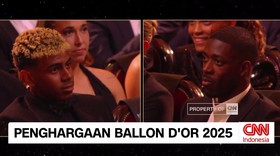 VIDEO: Ousmane Dembele & Aitana Bonmati Raih Ballon d'Or 2025