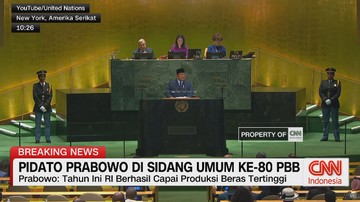 VIDEO: Pidato Presiden Prabowo di Sidang Umum ke-80 PBB