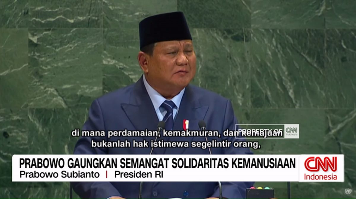 VIDEO: Prabowo Gaungkan Semangat Solidaritas Kemanusiaan