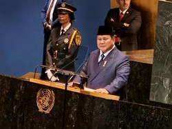 Isi Lengkap Pidato Prabowo di KTT PBB Soal Perdamaian Palestina