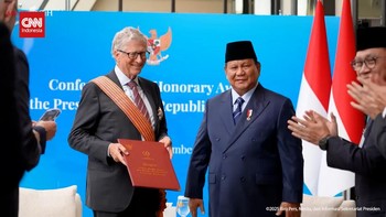 VIDEO: Prabowo Bertemu Bill Gates di Sela Sidang PBB