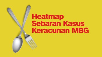 INFOGRAFIS: Peta Sebaran Kasus Keracunan MBG