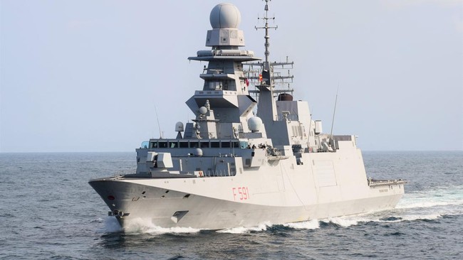 Italia mengirimkan kapal perang tambahan untuk membantu mengawal Global Sumud Flotilla usai diserang sejumlah drone di perairan Yunani, Selasa (23/9) lalu.