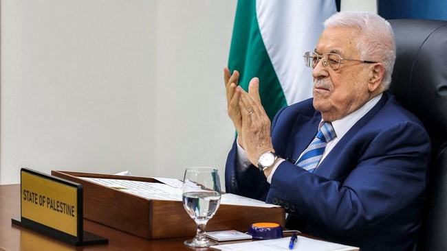 Presiden Palestina Mahmoud Abbas mengatakan Palestina telah mengakui negara Israel sejak lama, yakni sejak 1988.