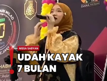 img-title Perut Membesar, Nissa Sabyan Diduga Hamil Anak Ayus Sabyan