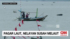 VIDEO: Pagar Laut, Nelayan Susah Melaut