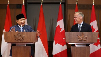 FOTO: Momen Prabowo Bertemu PM Kanada Mark Carney