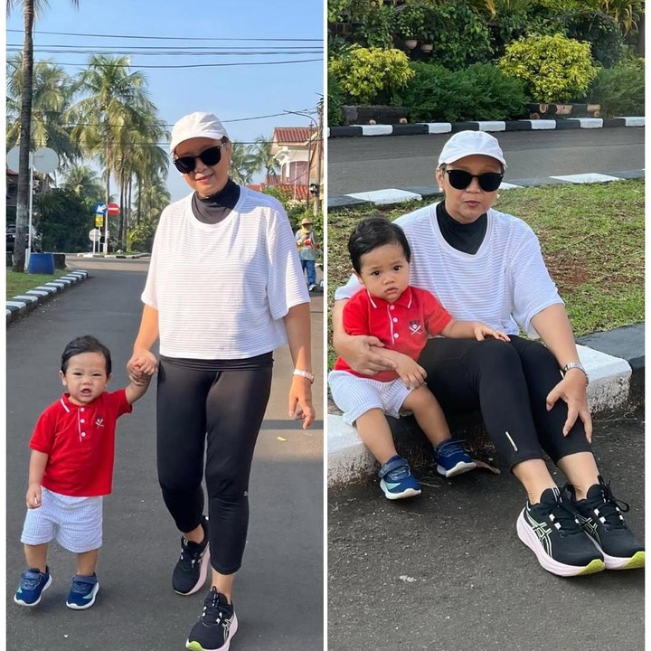 <p>Retno diketahui memiliki empat cucu laki-laki, Bunda. Cucu keempatnya yang bernama Mangkubumi Rajasatya lahir pada Juli 2024. Nah belum lama ini, Retno membagikan momen saat dirinya mudik ke Depok untuk menghabiskan waktu dengan sang cucu. "Depok (24/9/25). Rabu pagi, &ldquo;olah raga&rdquo; jalan pagi dengan Mangkubumi (Satya-13 bulan). Berakhir dengan minta gendong," tulisnya. (Foto: Instagram @retno_marsudi)</p>