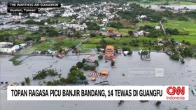VIDEO: Topan Ragasa Picu Banjir Bandang, 14 Tewas di Guangfu