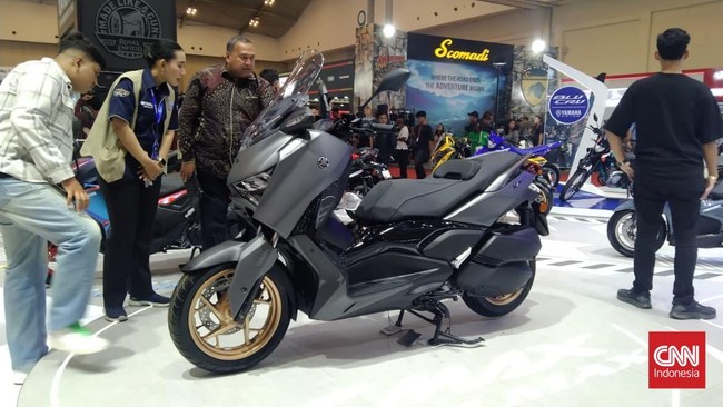Yamaha Klaim TKDN Xmax Hampir 100 Persen Yamaha Indonesia menjelaskan Xmax yang diproduksi di Pulogadung memiliki TKDN nyaris 100 persen.