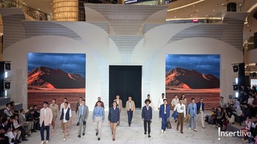 Sentuhan Nuansa Alam Koleksi Terbaru 'Desert Rain' Laxmi Tailors di Fashion Nation 2025