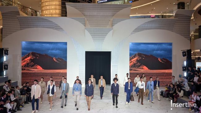 Sentuhan Nuansa Alam Koleksi Terbaru Desert Rain Laxmi Tailors di Fashion Nation 2025