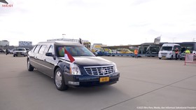 Limosin Cadillac Spesial Kerajaan Belanda Sambut Prabowo di Amsterdam