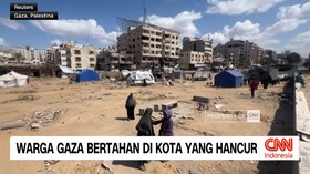 VIDEO: Warga Gaza Bertahan di Kota Yang Hancur
